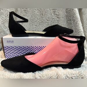 NEW a.n.a Darell Womens Round Closed Toe Ballet Flats Sz 11 NIB
